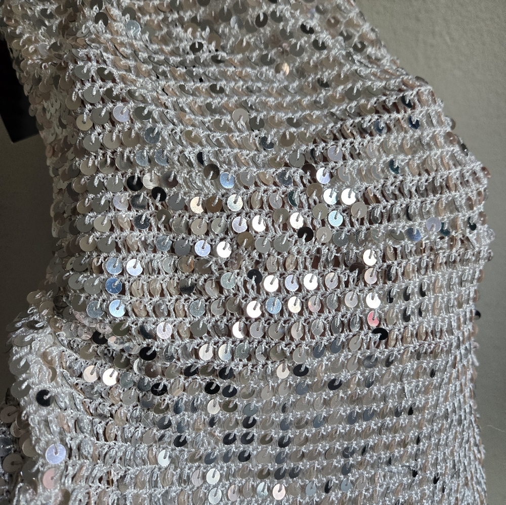 Retrofete Elliana Sequin Crochet Dress - Picture 10 of 12